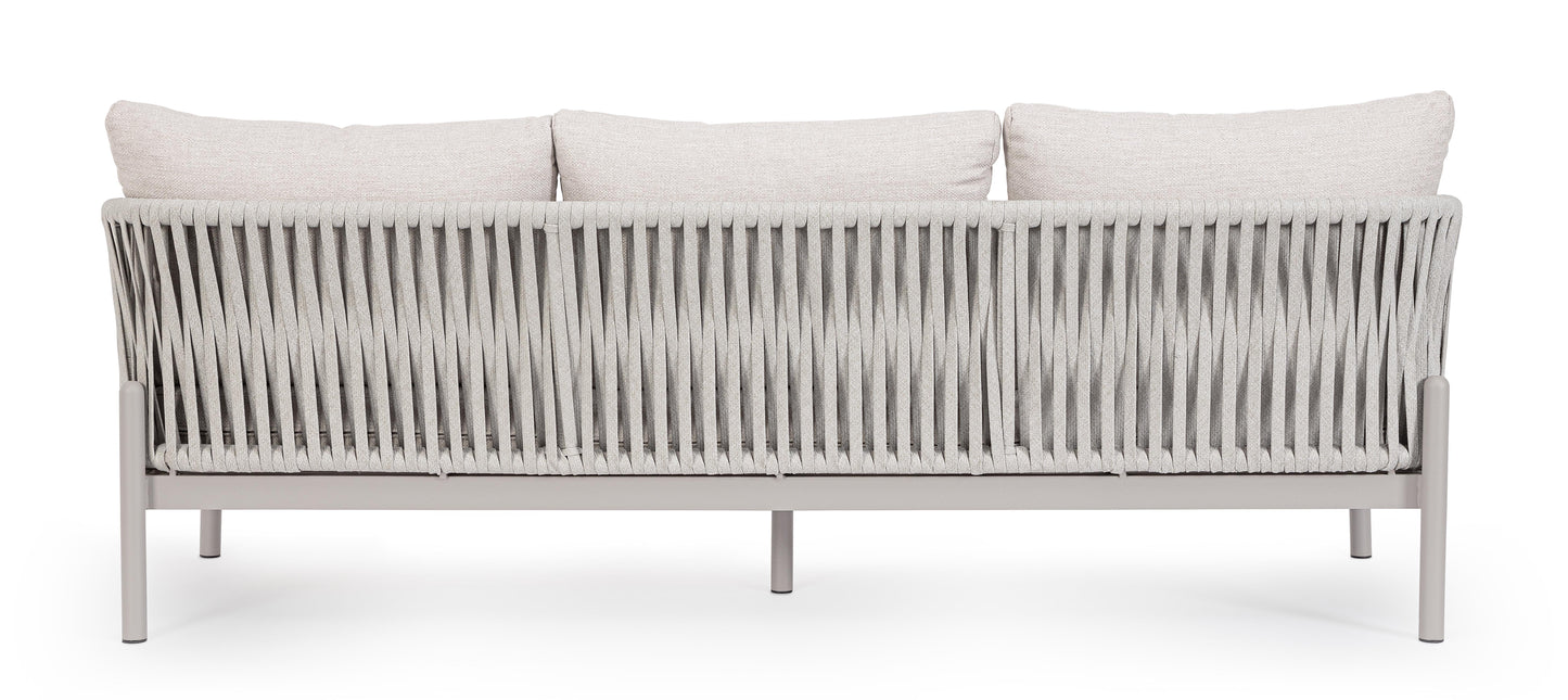 Bizzotto Florencia Natural Lounge Sofa 3-Sitzer