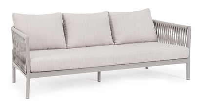 Bizzotto Florencia Natural Lounge Sofa 3-Sitzer