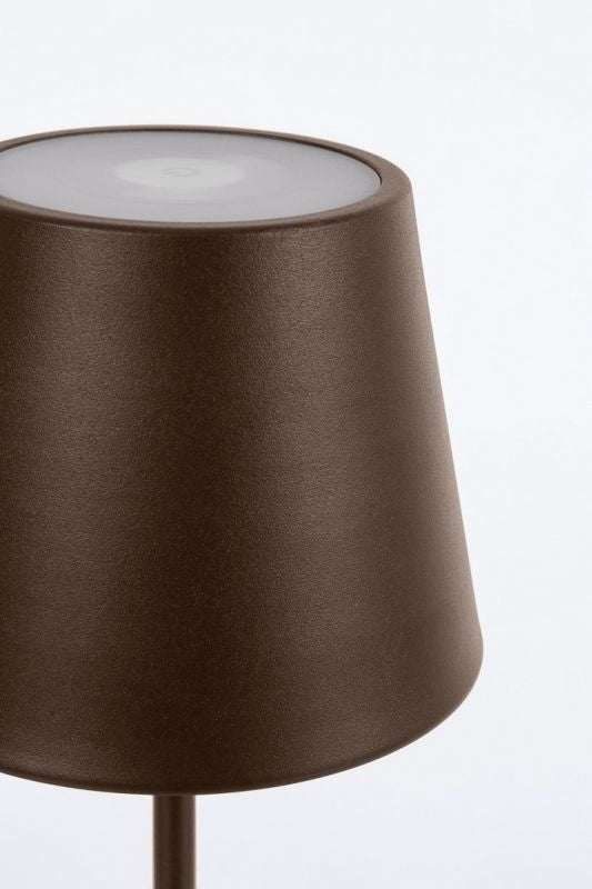 Bizzotto Etna Tafellamp Led Bruin 38 cm (oplaadbaar)