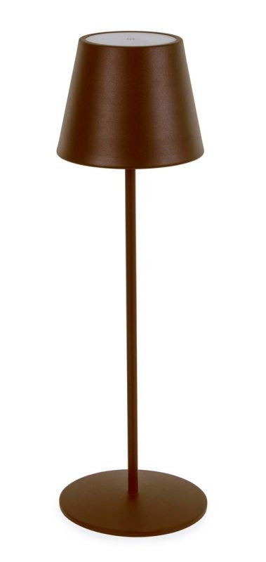 Bizzotto Etna Tafellamp Led Bruin 38 cm (oplaadbaar)