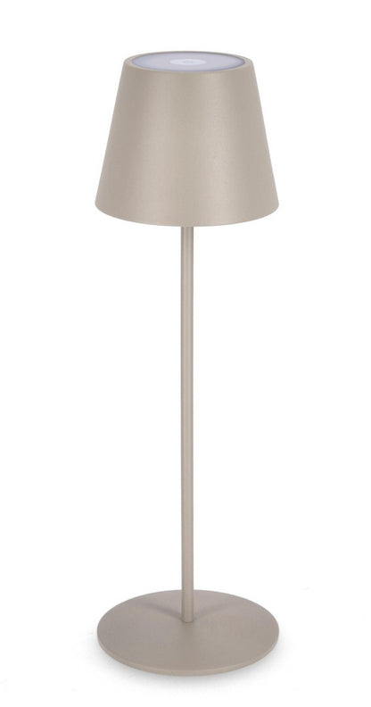 Bizzotto Etna Tafellamp Led Taupe 38 cm (oplaadbaar)