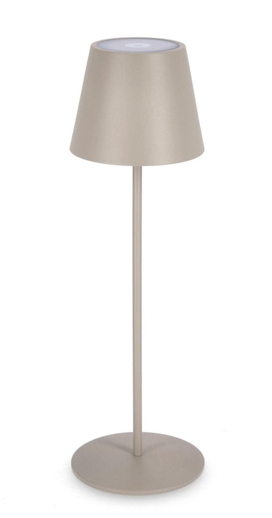 Bizzotto Etna Tafellamp Led Taupe 38 cm (oplaadbaar)