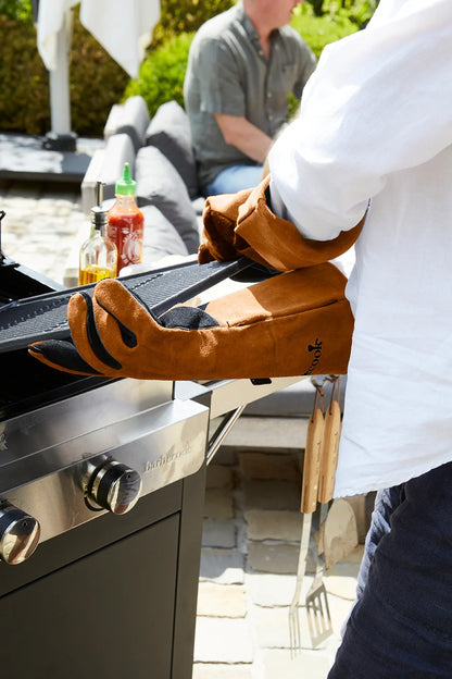 Barbecook Set van 2 Zachtlederen Handschoenen