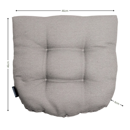 Madison stoelkussen Wicker Flex vierkant 46x46cm Napels Taupe