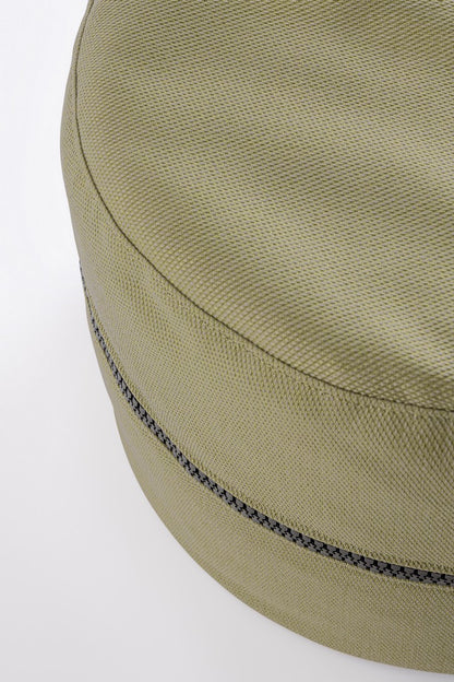 Bizzotto Gulizar Pouf 'Olive' Ø 50 cm