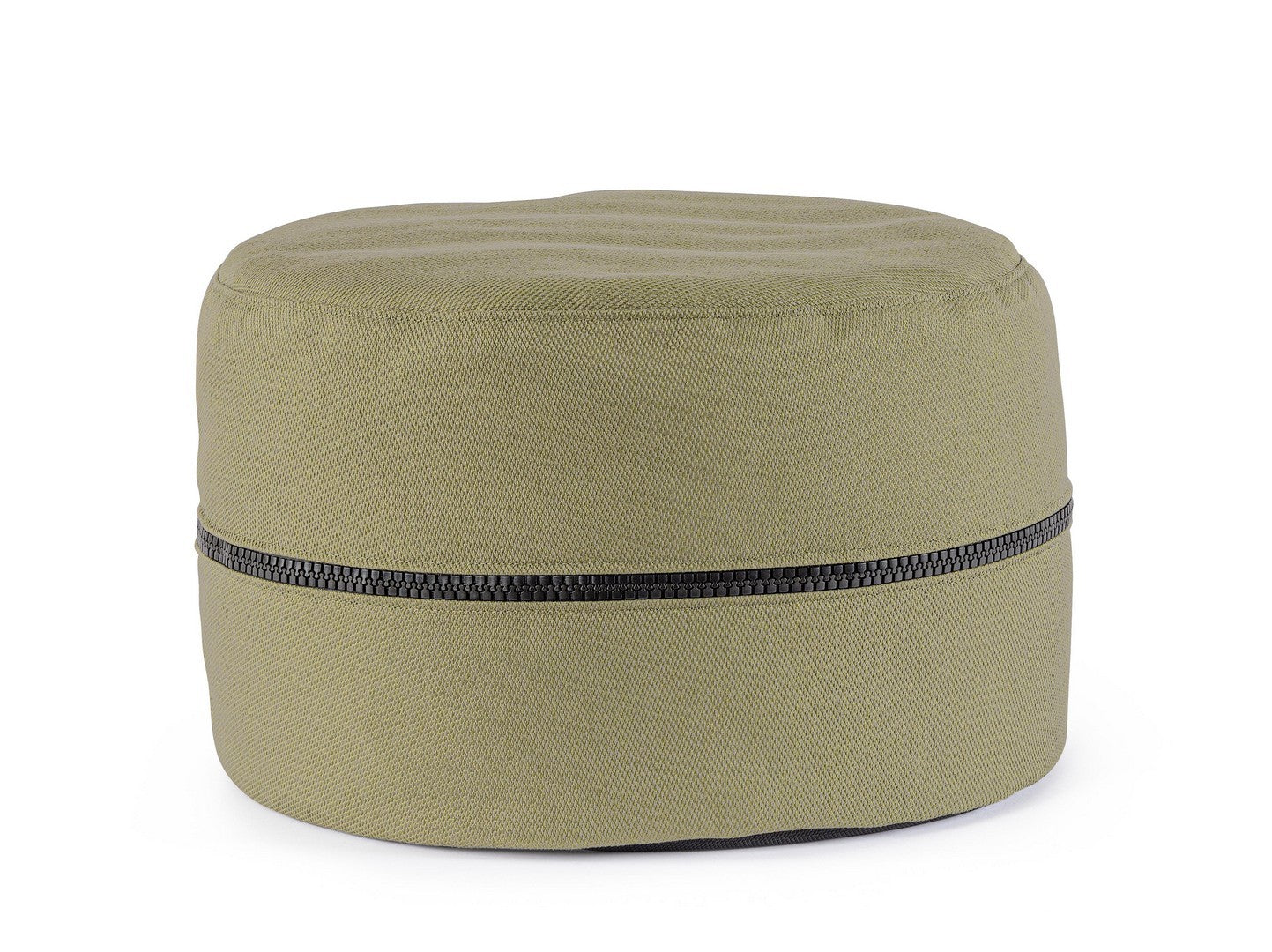 Bizzotto Gulizar Pouf 'Olive' Ø 50 cm