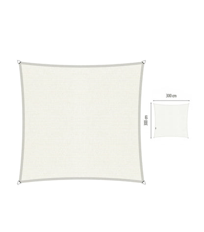 Shadow Comfort Schaduwdoek Vierkant 3 x 3 meter Arctic White