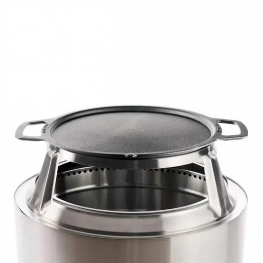 Solo Stove Adapter + Gietijzeren plancha voor Vuurkorf Bonfire