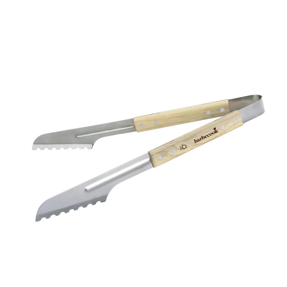 Barbecook Luxe Tang RVS/Hout 40cm