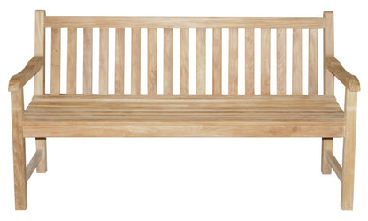 RAYA Manchester Teak Garden Bench 160 cm