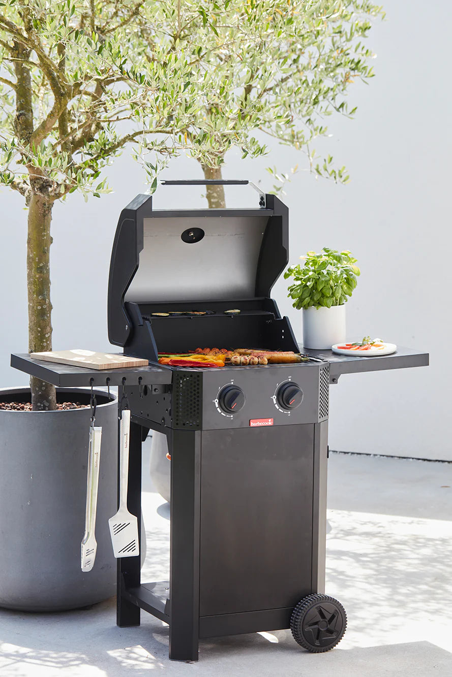 Barbecook Luca 210 GasBBQ Met Opklapbare tafels Zwart