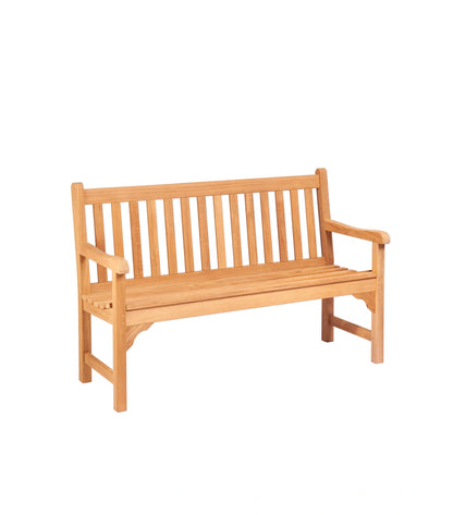 Traditional Teak Gartenbank Anna 120 cm