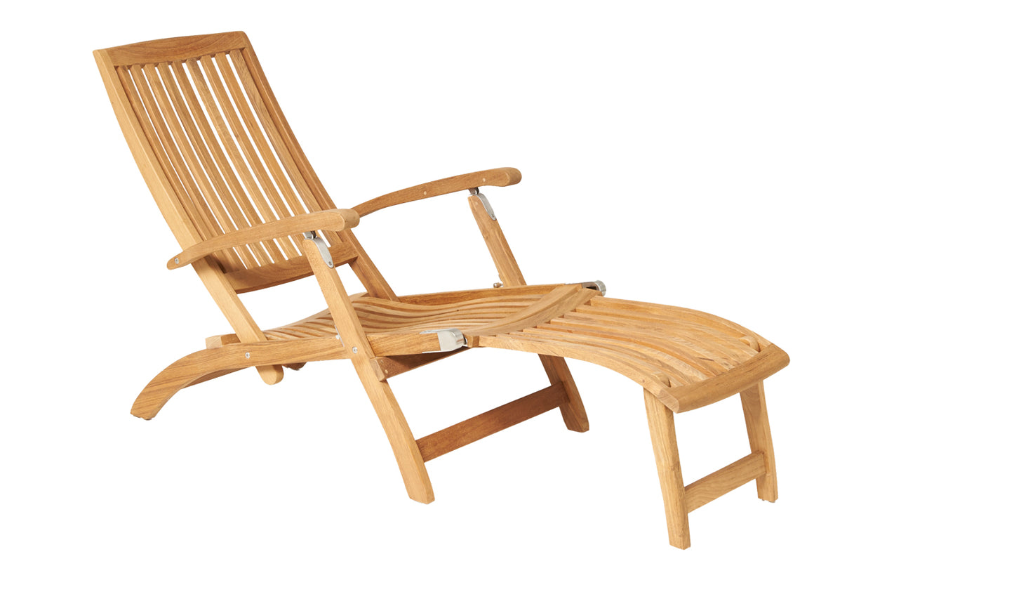 Traditional Teak Alexandra Teak Deckchair