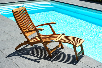 Traditional Teak Alexandra Teak Deckchair