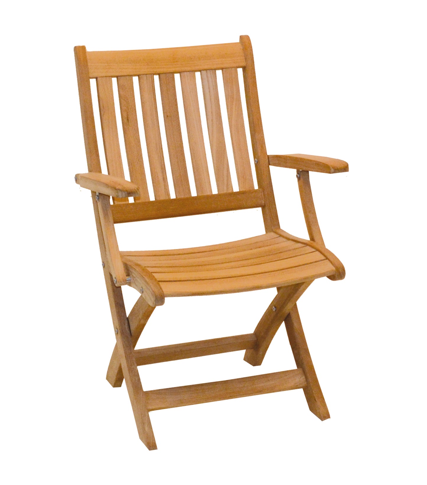 Traditional Teak Alexia folding armchair