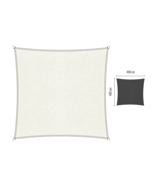 Shadow Comfort Schaduwdoek Vierkant 4 x 4 meter Arctic White