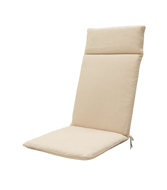 Madison Hoge Rug / Recliner kussen (120 x 50 cm) Beige canvas eco+