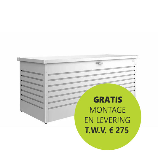 Biohort HobbyBox Kussenbox Zilver metallic 200 cm
