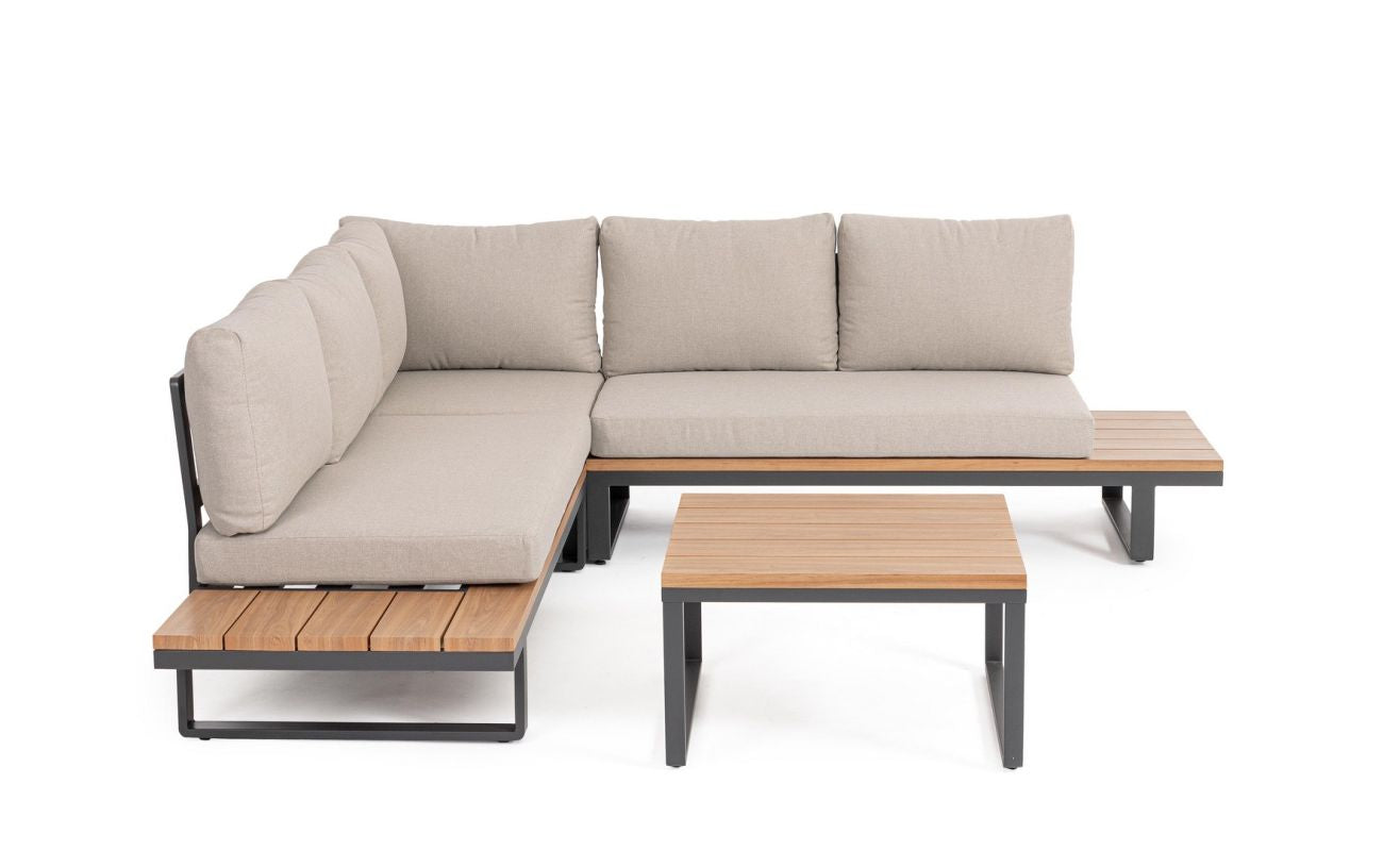 Bizzotto Zelmar Hoekbank Met Tafel