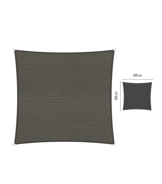 Shadow Comfort Schaduwdoek Vierkant 4 x 4 meter Cool Grey