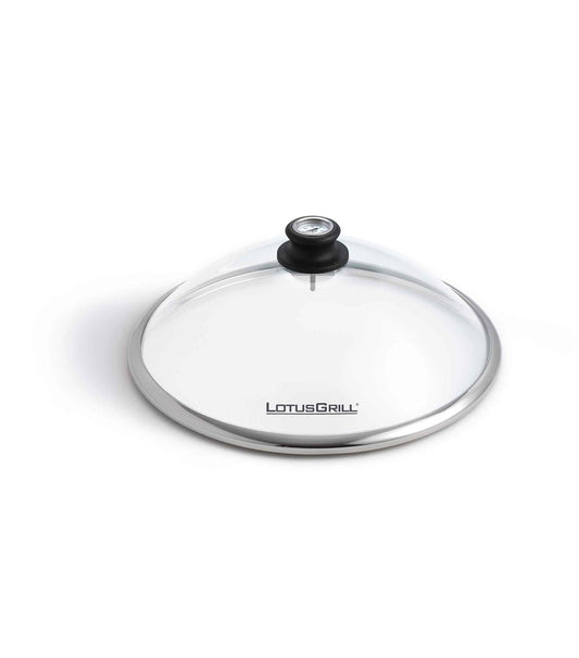 LotusGrill Classic Glasdeckel Ø35 cm (mit Thermometer)