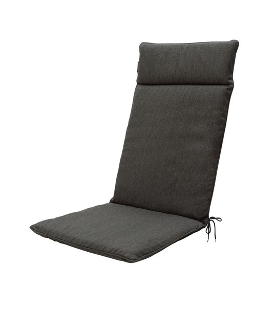 Madison Hoge Rug / Recliner kussen (120 x 50 cm) Dark Grey canvas eco+