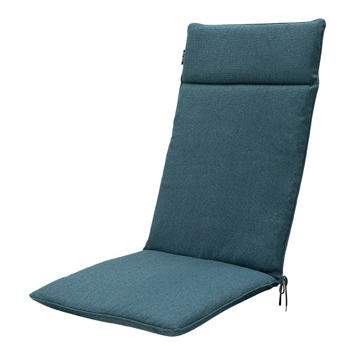 Madison Hoge Rug / Recliner kussen (120 x 50 cm) Sea Blue Canvas eco+