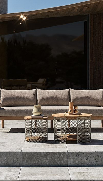 Traditional Teak Isabella Coffee Table Ø41 x40 cm