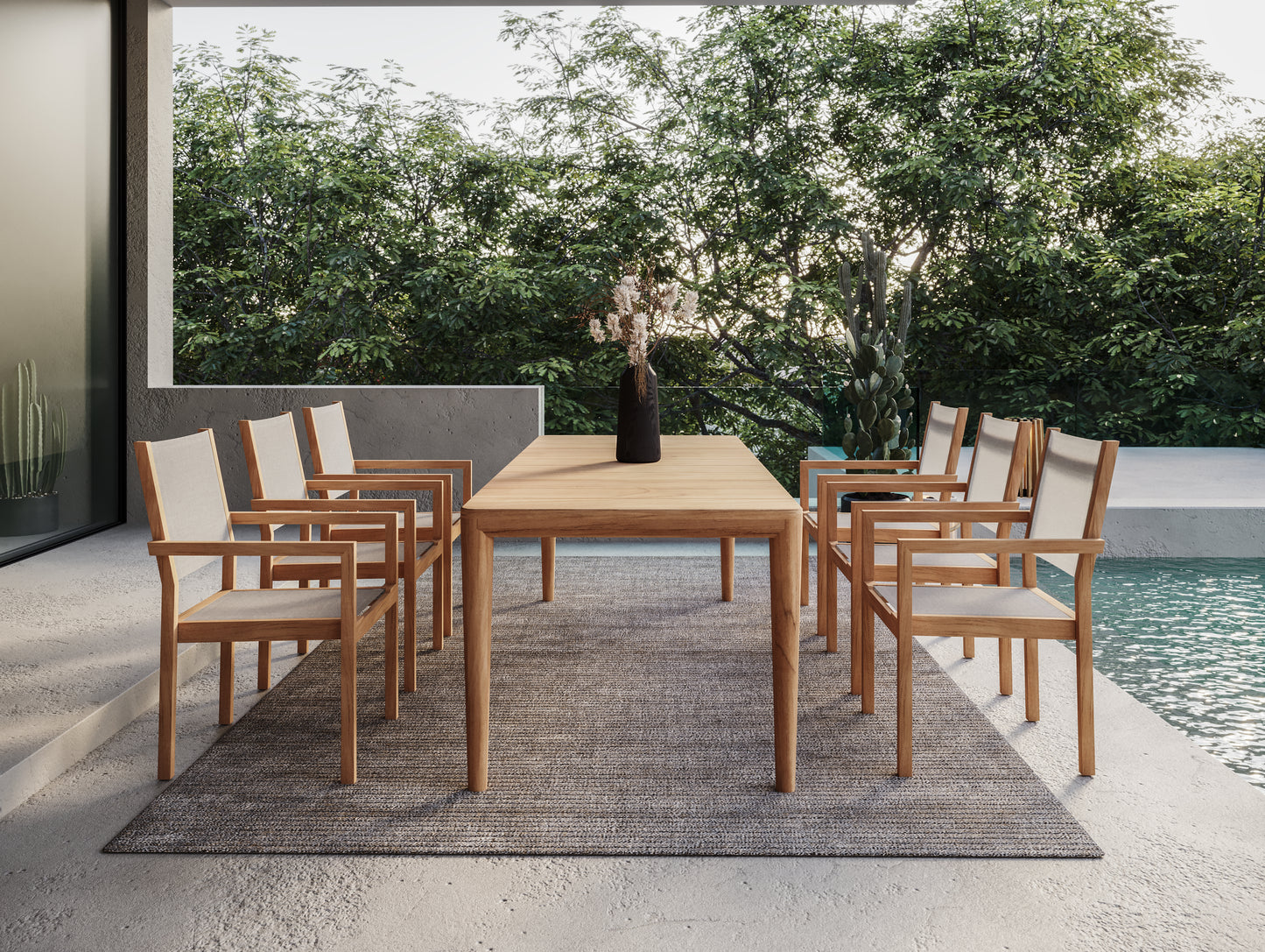 Traditional Teak Isabella Table 240 x 100 cm