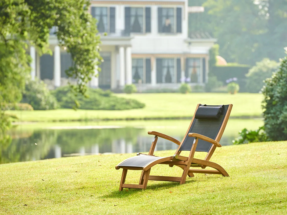 Traditional Teak Kate Zwart Deckchair