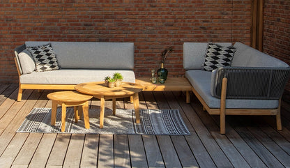 Traditional Teak Marcella Loungebank 2-zitter arm rechts