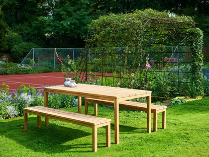 Traditional Teak Moritz mosaic tuinbank / sportbank 167 cm