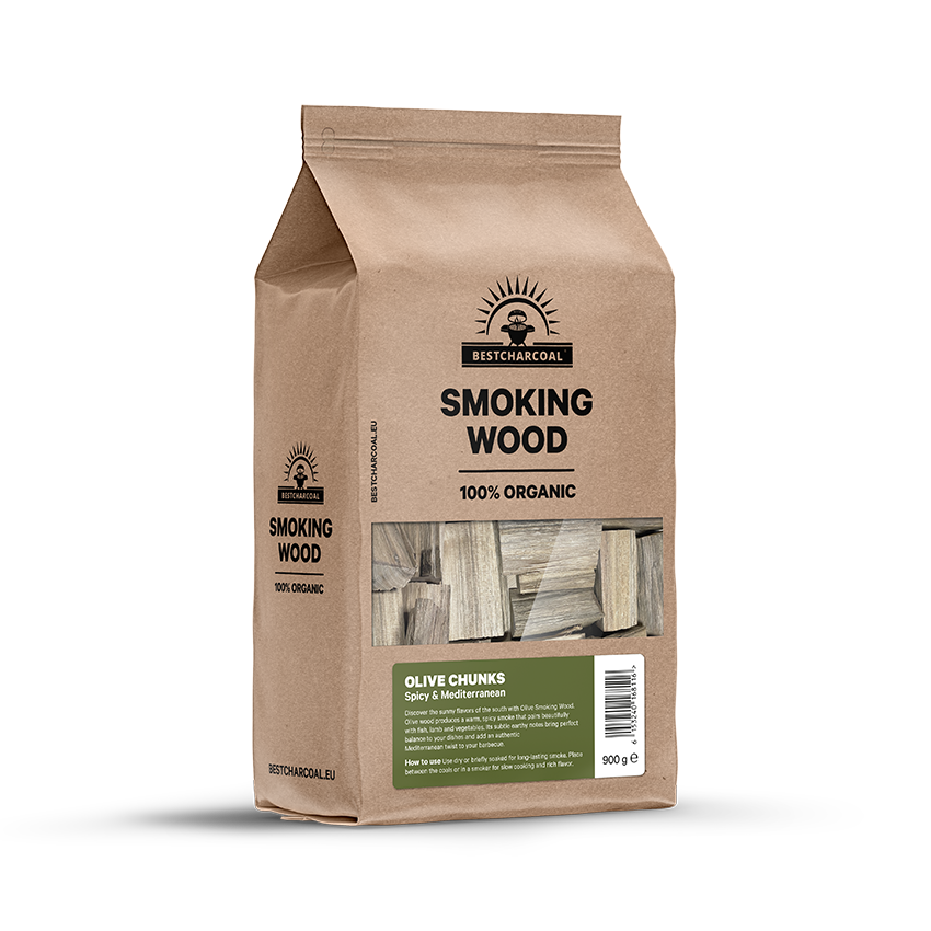 Rookhout Chunks - Olive 900 gr.
