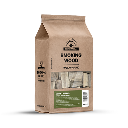 Rookhout Chunks - Olive 900 gr.