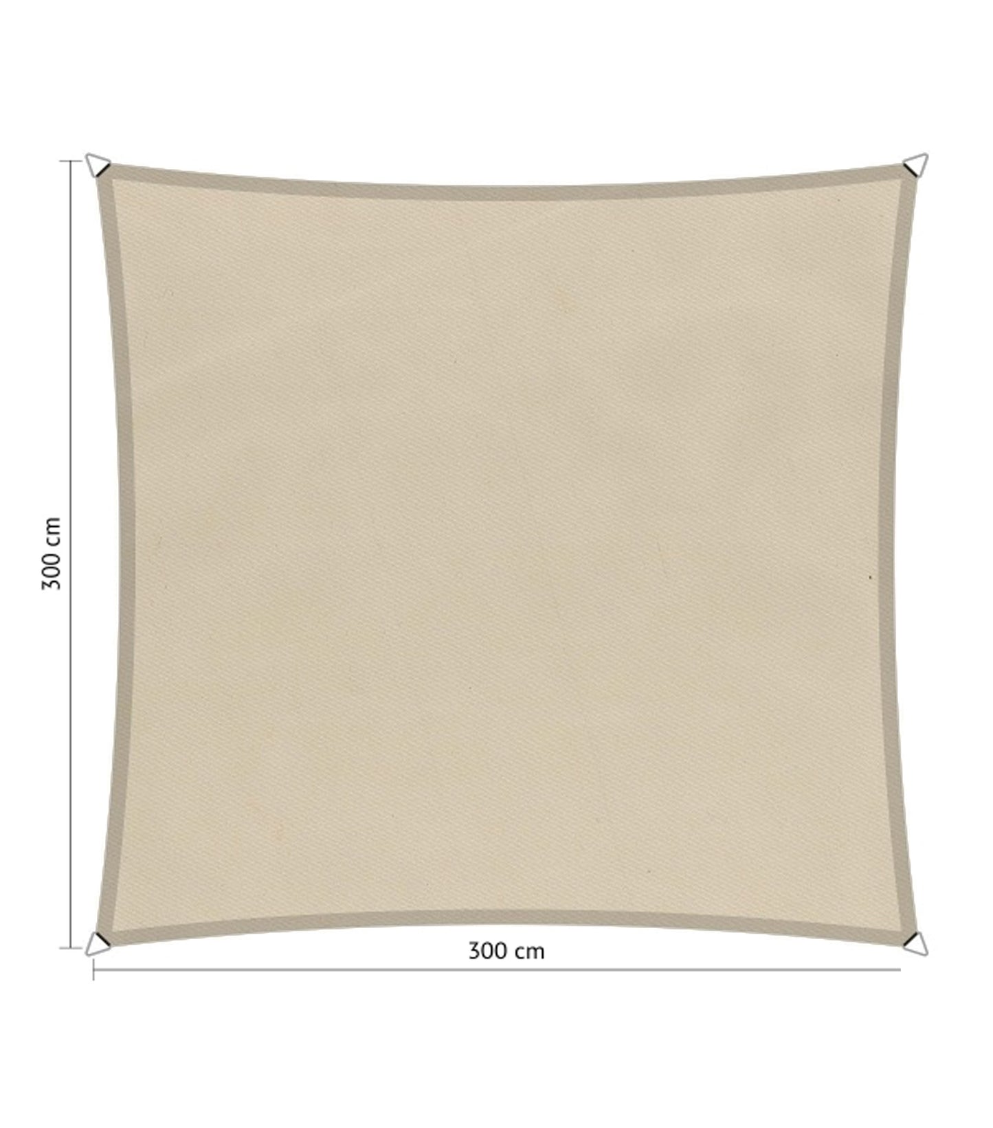 Shadow Comfort Waterdicht Schaduwdoek 3 x 3 meter Sand