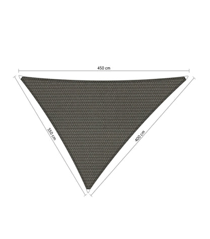 Shadow Comfort Schattentuch Dreieck 3,5 x 4 x 4,5 Meter Cool Grey