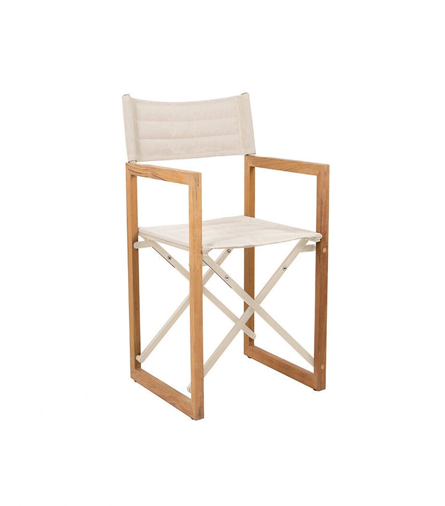 Traditional Teak Sofia Director Chair Tuinstoel Linen