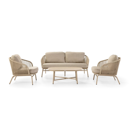 Callisto Livorno Lounge set 4-delig Champagne