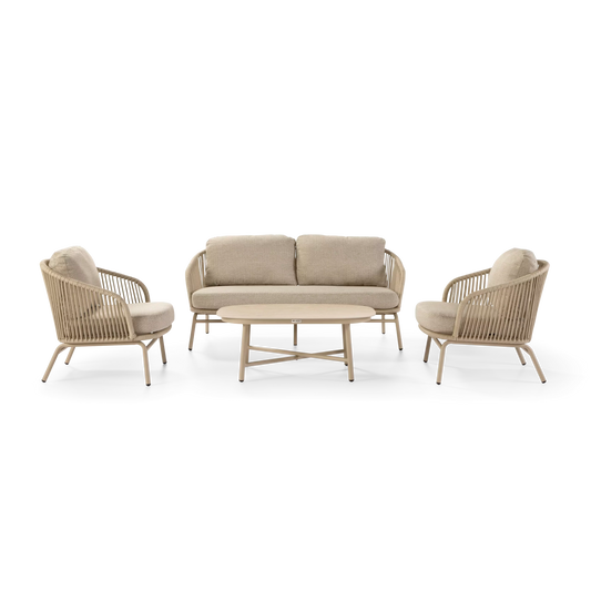 Callisto Livorno Lounge set 4-delig Champagne