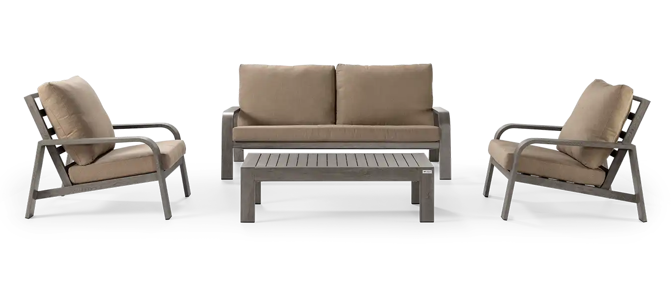 Callisto Bongo Lounge set 4-delig Taupe