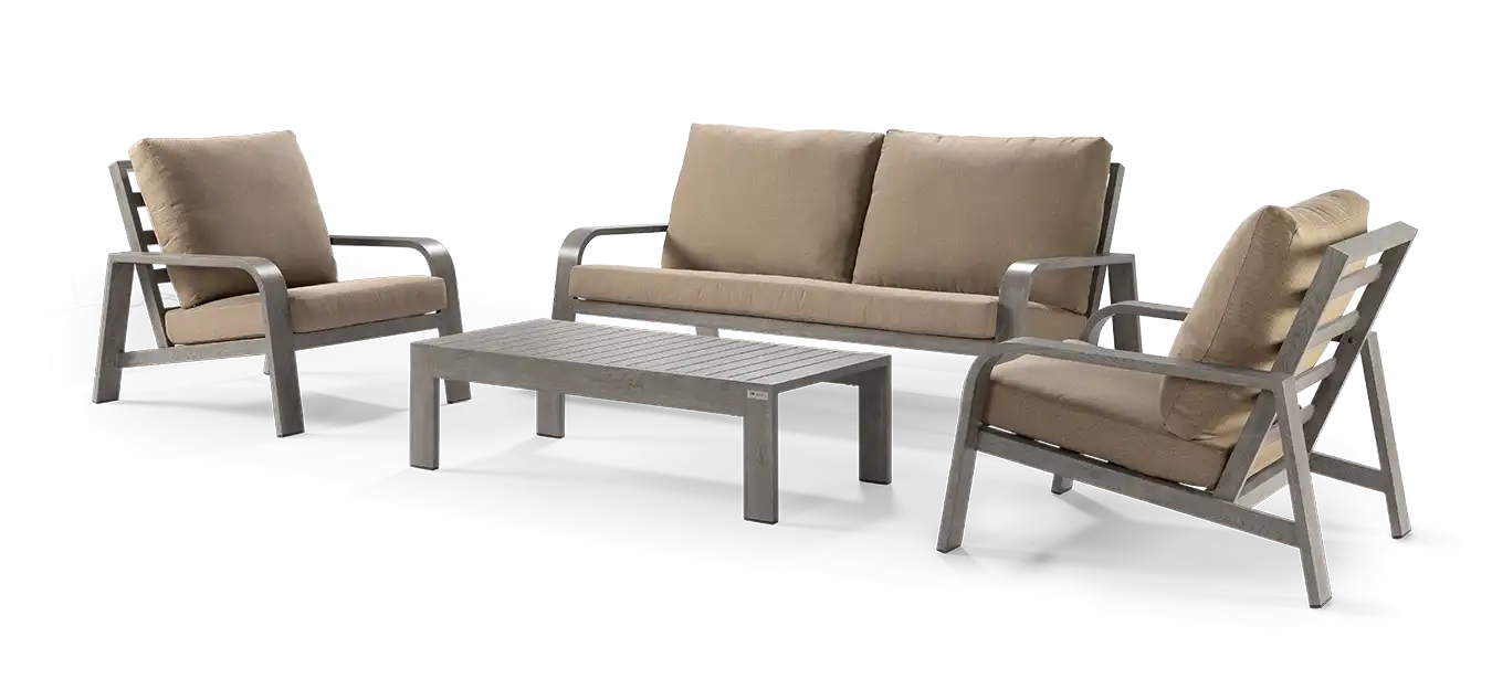 Callisto Bongo Lounge set 4-delig Taupe
