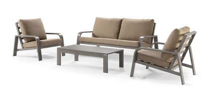 Callisto Bongo Lounge set 4-delig Taupe