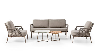 Callisto Girona Coffee Lounge set 5-delig Clay