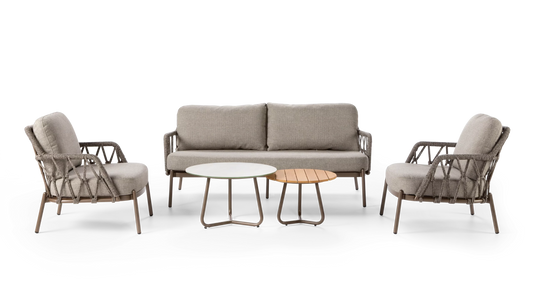 Callisto Girona Coffee Lounge set 5-delig Clay