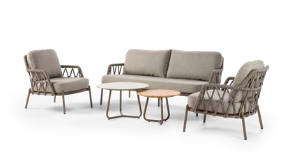 Callisto Girona Coffee Lounge set 5-delig Clay