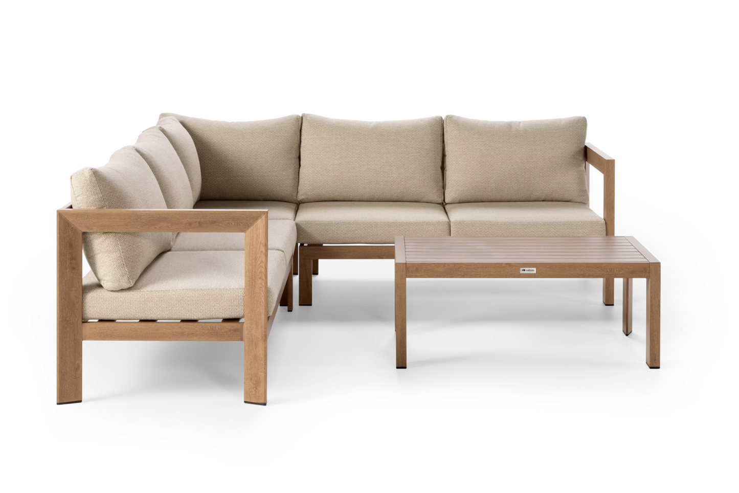 Callisto Martina Lounge set 4-delig Wood