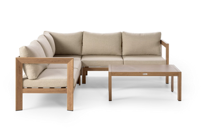 Callisto Martina Lounge set 4-delig Wood