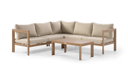 Callisto Martina Lounge set 4-delig Wood