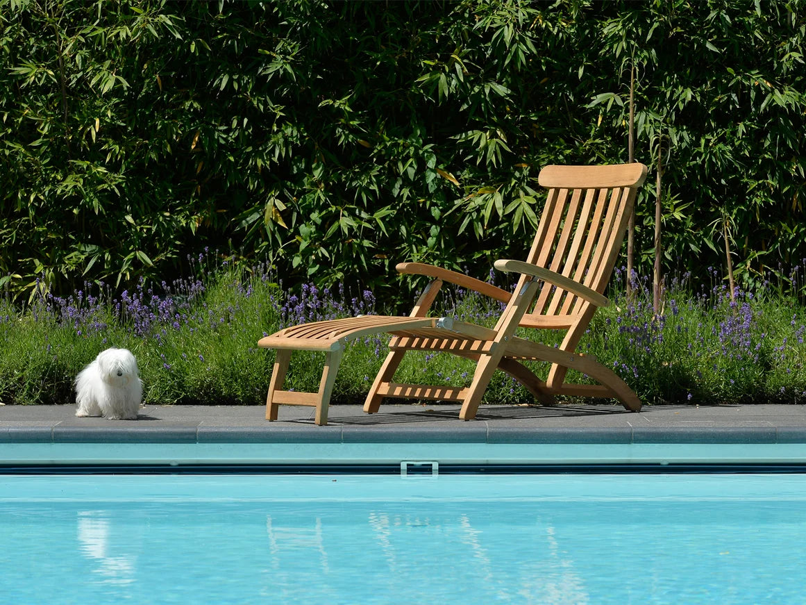 Traditional Teak Victoria Teak Deckchair