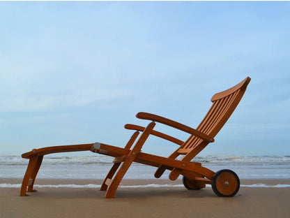 Traditional Teak Victoria Teak Deckchair